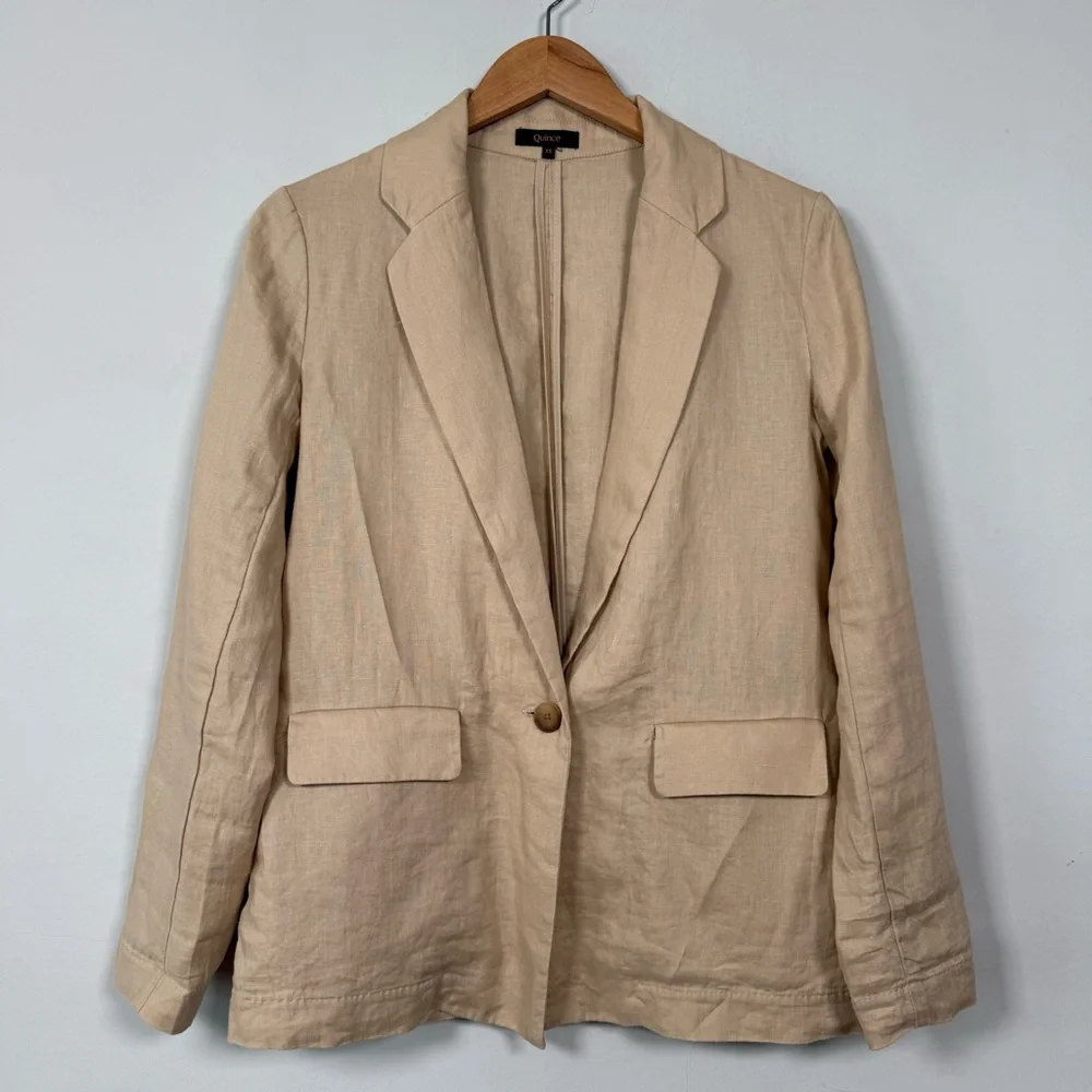 Quince linen blazer
